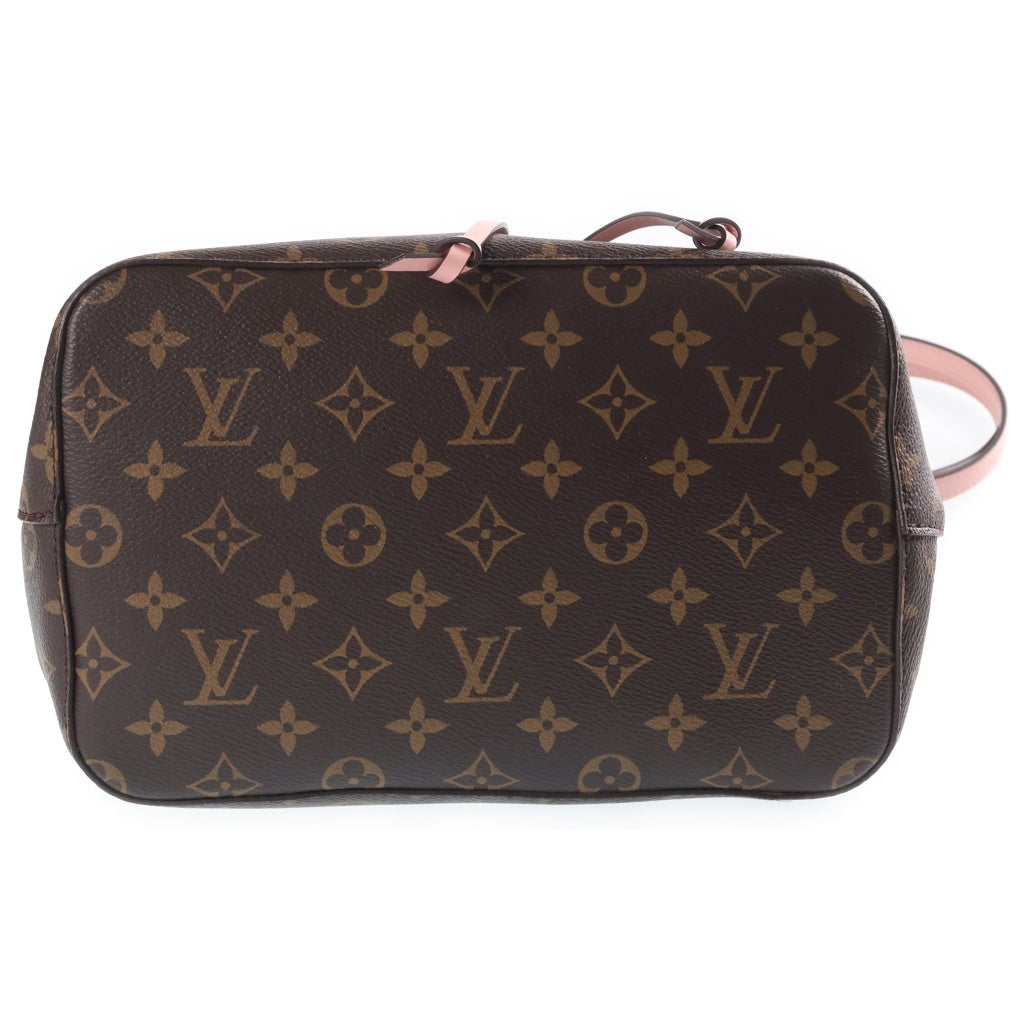LOUIS VUITTON(ルイヴィトン) モノグラム ネオノエ ショルダーバッグ ハンドバッグ ブラウン×ローズプードル M44022 レディース