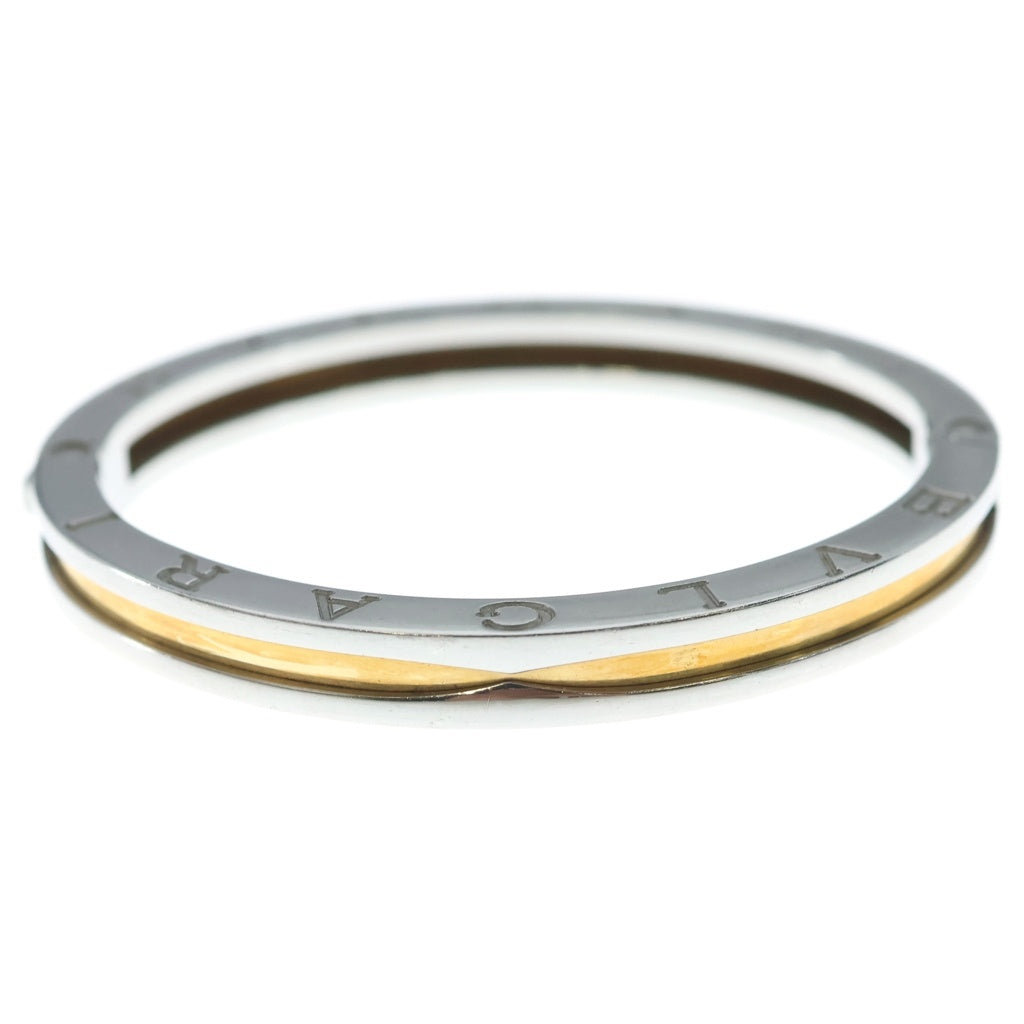 BVLGARI(ブルガリ) ビーゼロワン ブレスレット バングル K18イエローゴールド ステンレススチール シルバー/ゴールド 28g レディース