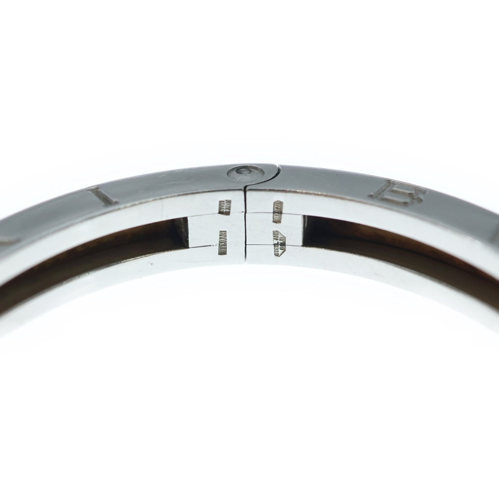 BVLGARI(ブルガリ) ビーゼロワン ブレスレット バングル K18イエローゴールド ステンレススチール シルバー/ゴールド 28g レディース