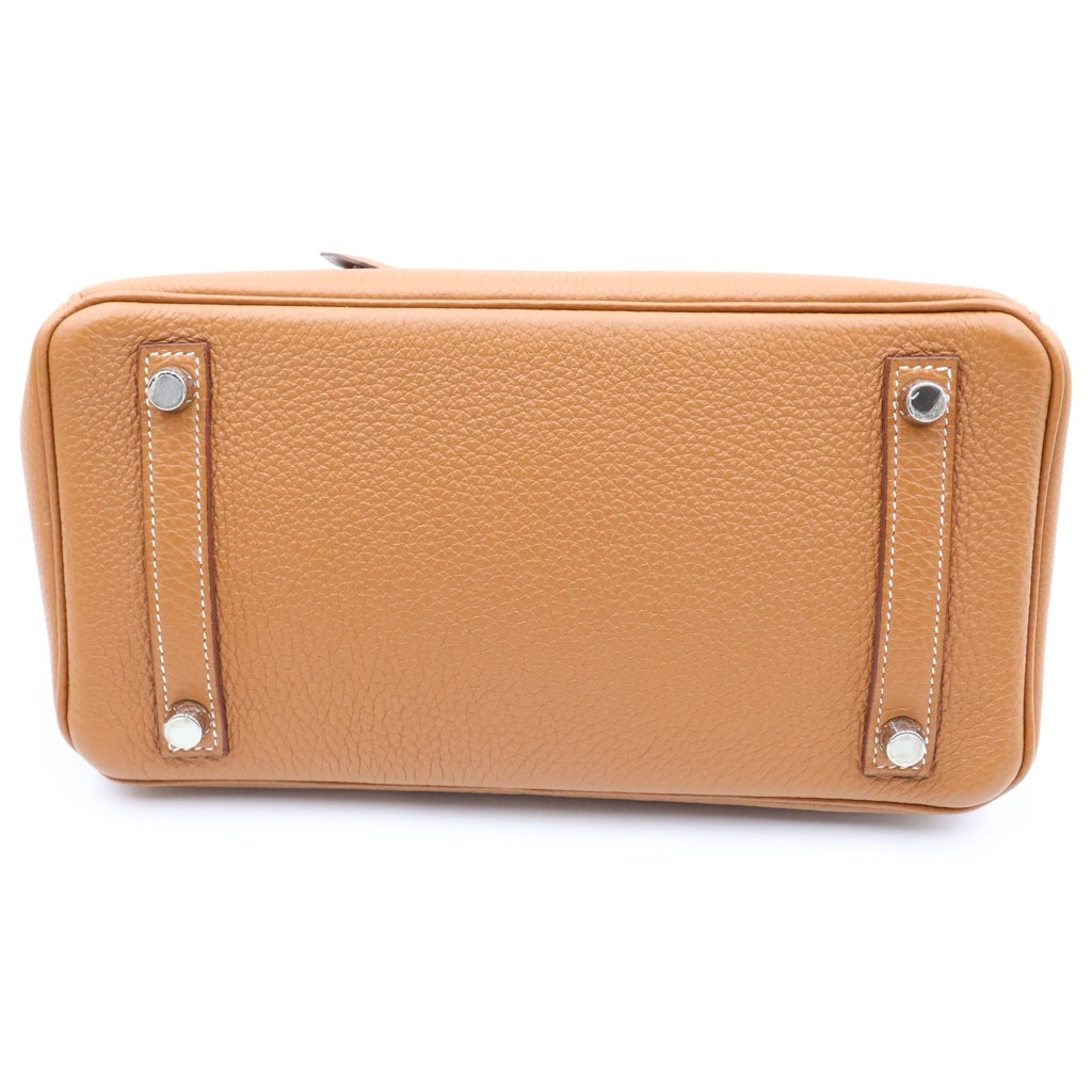 HERMES(エルメス) バーキン25 ゴールド トゴ SV金具 □O刻印 レディース