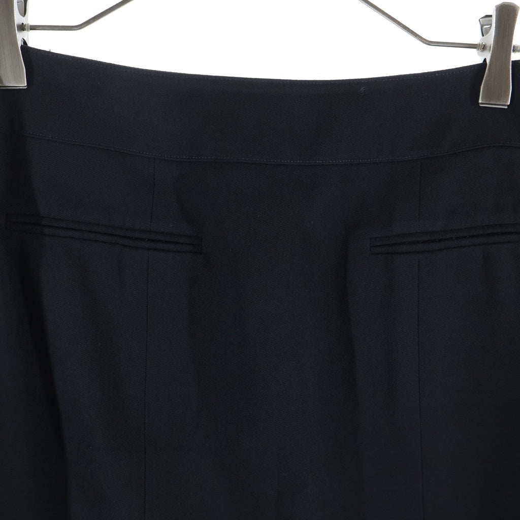 CHANEL BOUTIQUE(シャネルブティック) ココマーク ココボタン 巻きひざ丈スカート ブラック #42 P06492V04022 レディース