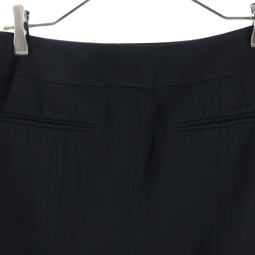 CHANEL BOUTIQUE(シャネルブティック) ココマーク ココボタン 巻きひざ丈スカート ブラック #42 P06492V04022 レディース