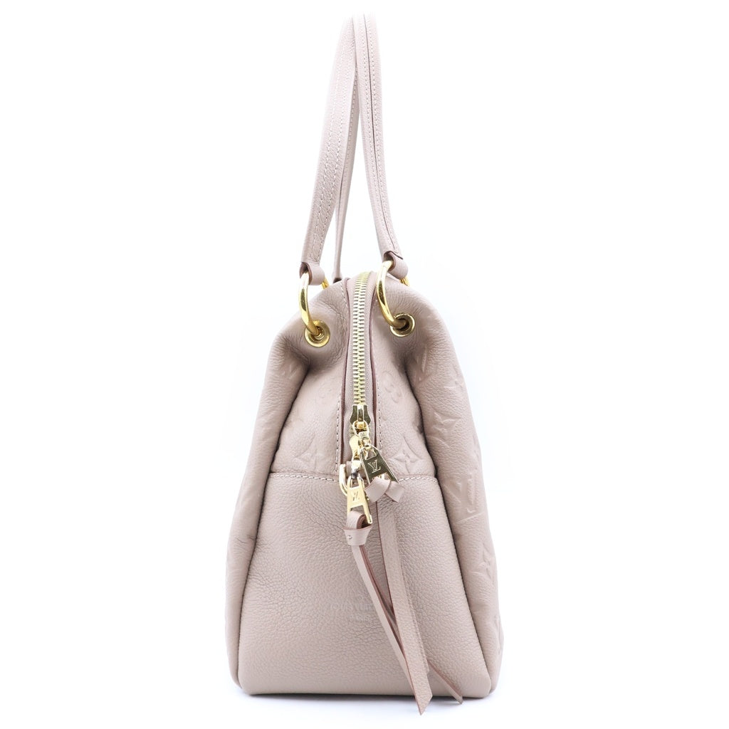 LOUIS VUITTON(ルイヴィトン) モノグラム アンプラント ポンテュPM トートバック 2wayショルダー レザー ベージュ M43743 レディース