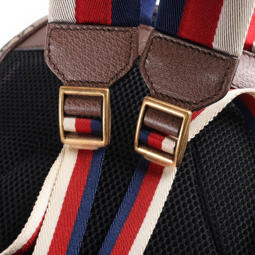 GUCCI(グッチ) GGスプリーム ミスティックキャット PVC レザー バックパック リュックサック ベージュ 495621 レディース