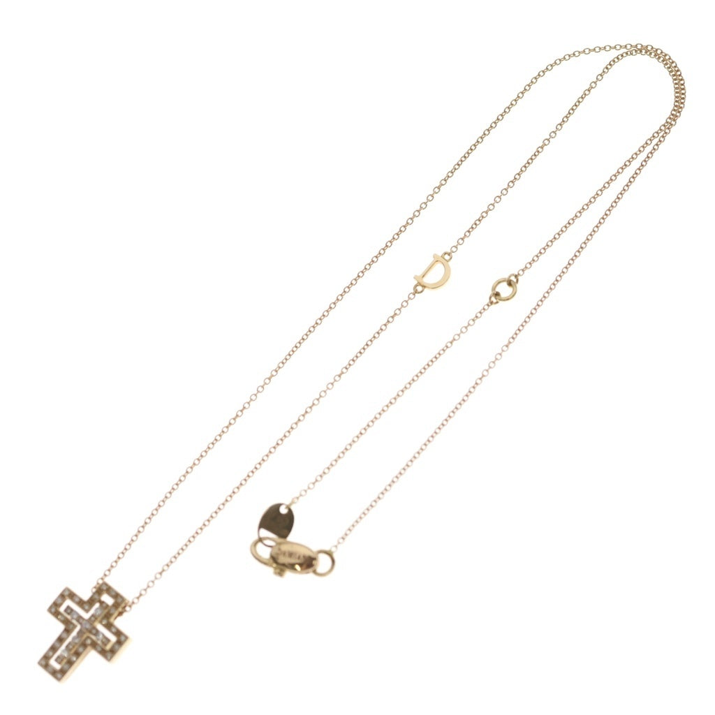 DAMIANI(ダミアーニ) ベルエポック XXS クロスネックレス K18PG ピンクゴールド レディース
