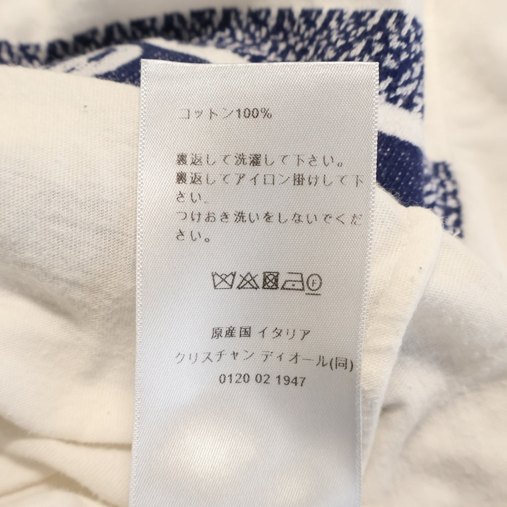 Christian Dior(クリスチャンディオール) 21SS コットン シグネチャーロゴ Tシャツ ホワイト #M 143T04A4043 レディース