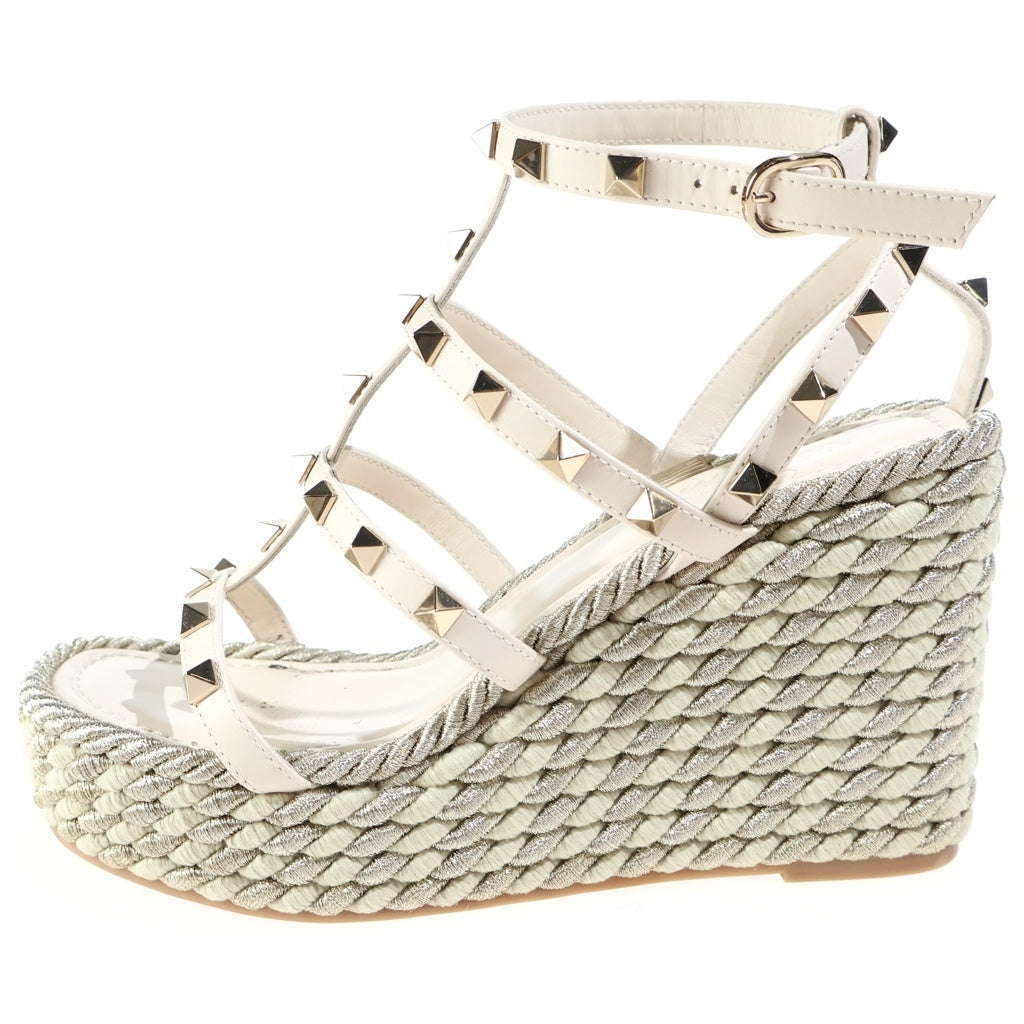 VALENTINO(ヴァレンティノ) ■ロックスタッズ サンダル 白 レディース