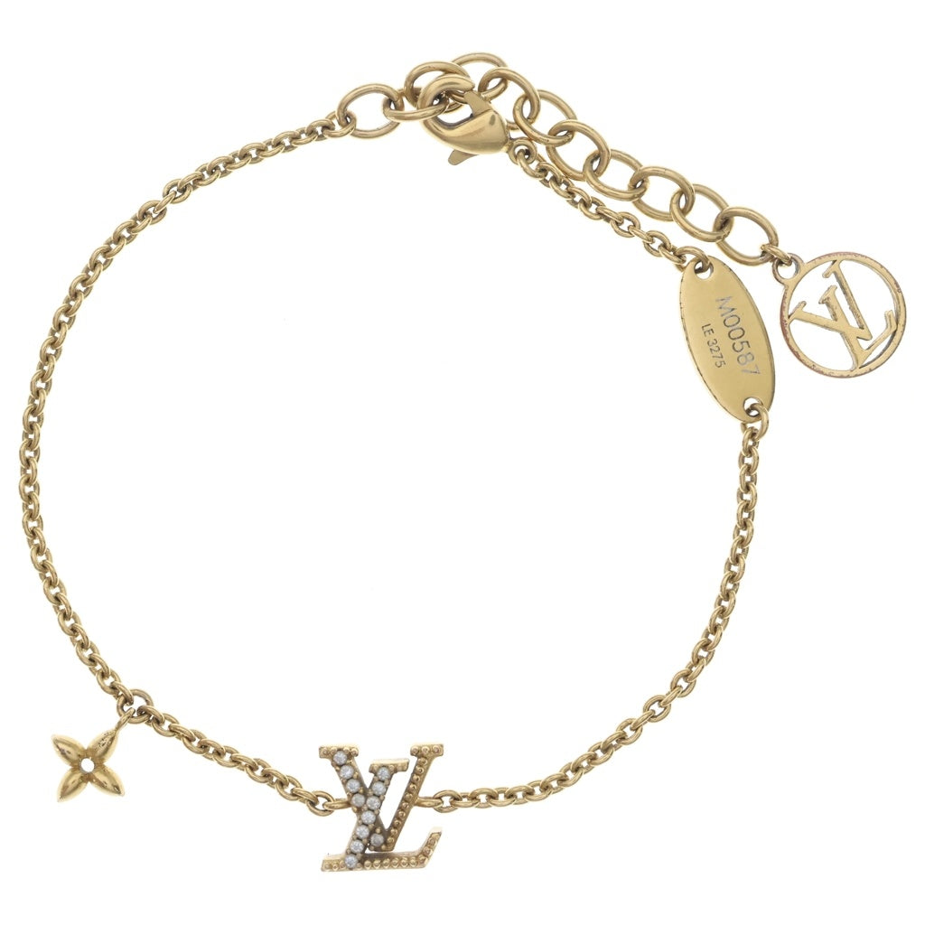 LOUIS VUITTON(ルイヴィトン) LV アイコニック チェーン ブレスレット ゴールド M00587 レディース