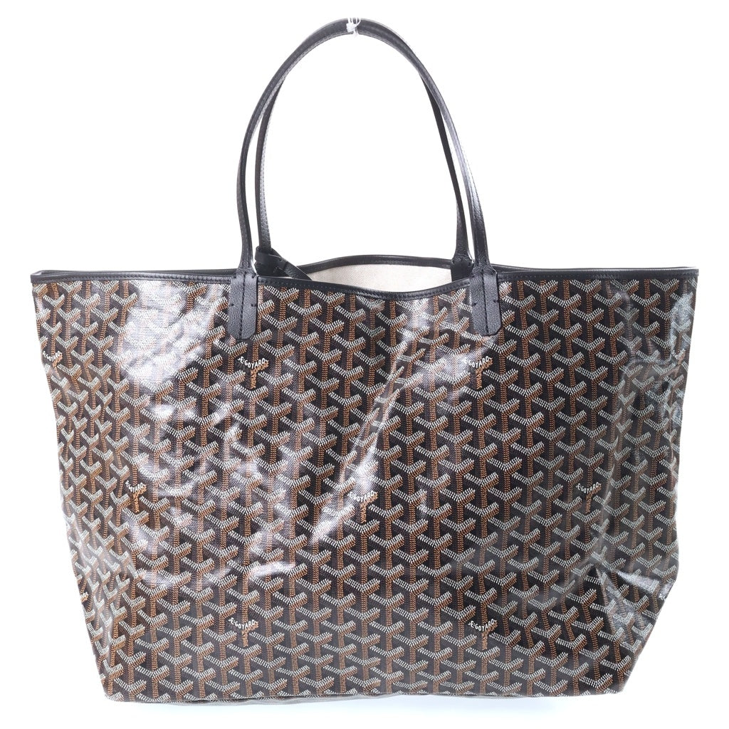 GOYARD(ゴヤール) サンルイGM ブラック PVC×レザー レディース