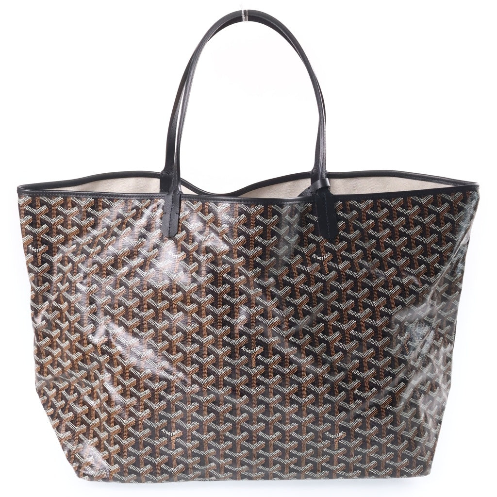 GOYARD(ゴヤール) サンルイGM ブラック PVC×レザー レディース