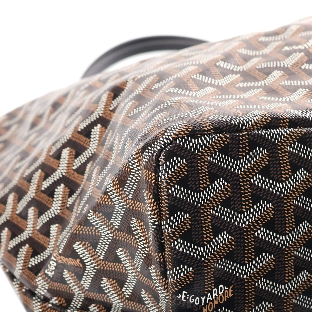 GOYARD(ゴヤール) サンルイGM ブラック PVC×レザー レディース