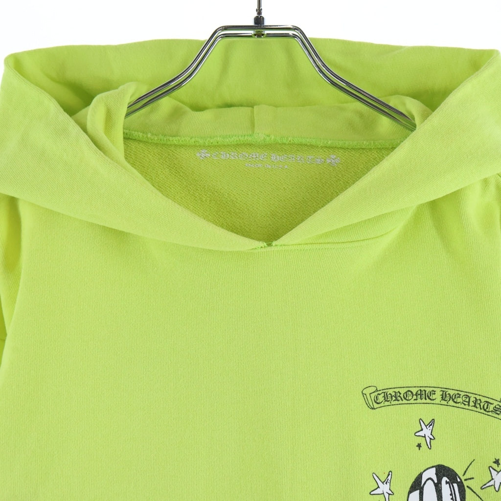 CHROME HEARTS(クロムハーツ) MATTY BOY PPO LINK HOODIE マッティボーイ ロゴ プルオーバーパーカー イエロー #L レディース
