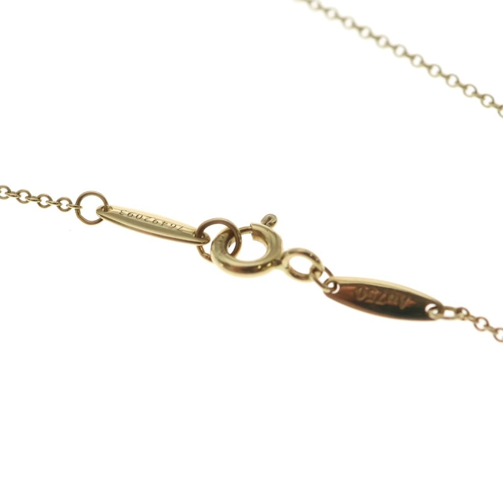 TIFFANY & Co.(ティファニー) バイザヤード ダイヤネックレス ペンダント チェーン イエローゴールド 750YG 0.25ct レディース