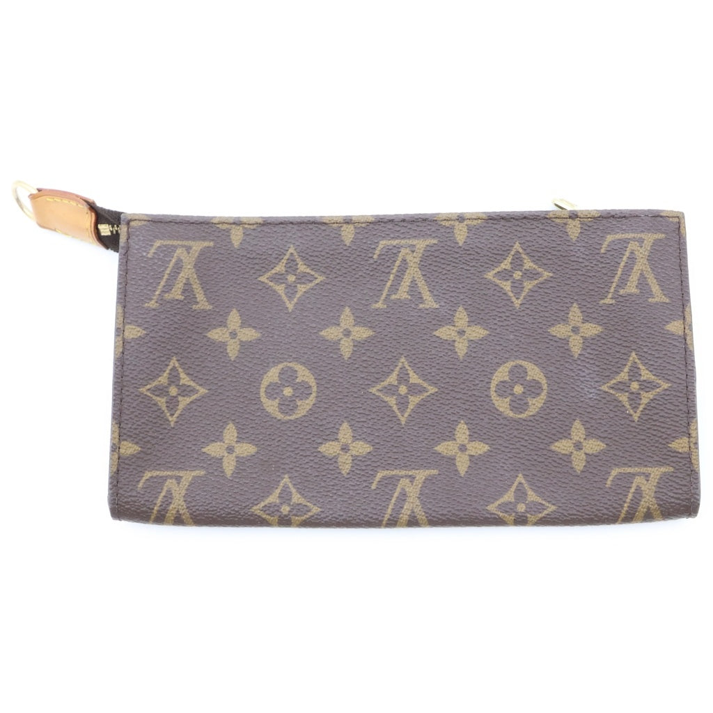 LOUIS VUITTON(ルイヴィトン) モノグラム バケットGM ハンドバッグ トートバッグ ブラウン レザー×PVC M42236 ゴールド金具 レディース