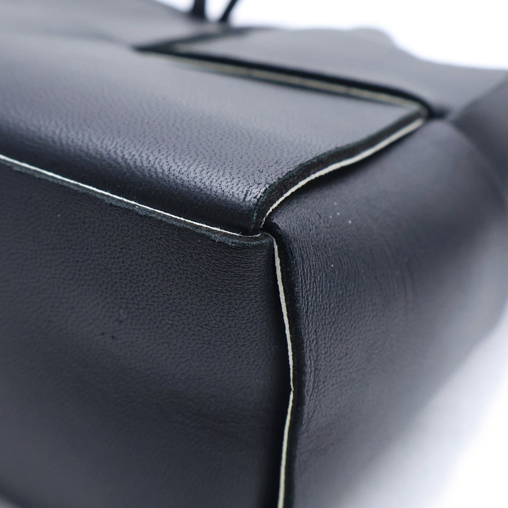 BOTTEGA VENETA(ボッテガヴェネタ) キャンディ アルコ トート 2WAYハンドバッグ ショルダーバッグ ブラック レザー シルバー金具 レディース