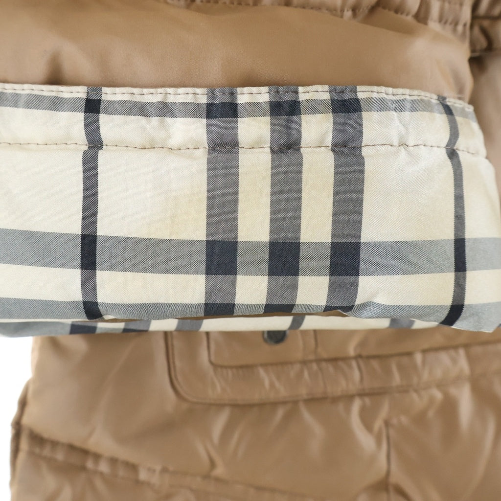 BURBERRY BLUE LABEL(バーバリーブルーレーベル) ■ダウンジャケット ナイロン キャメルカラー #38 レディース