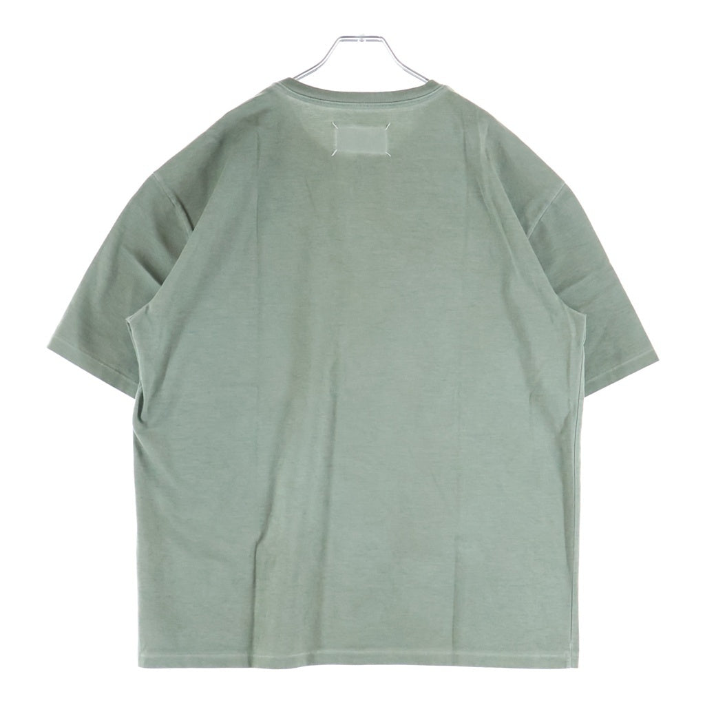 Maison Margiela(メゾンマルジェラ) オーバーサイズ クルーネック半袖Tシャツ カットソー グリーン #44 S50GC0646 S23883
