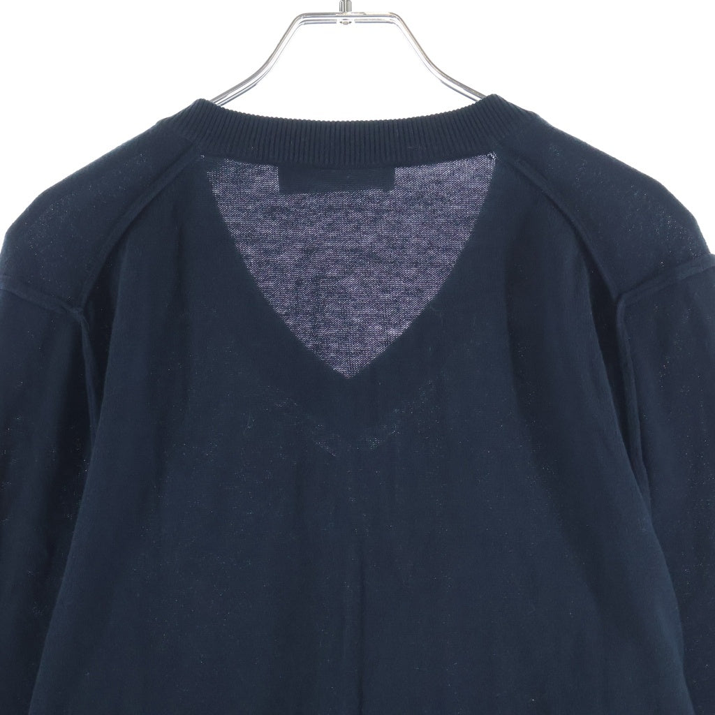 J&ANS DOLCE&GABBANA(ドルチェアンドガッバーナ) Vネック長袖ニット ネイビー #46