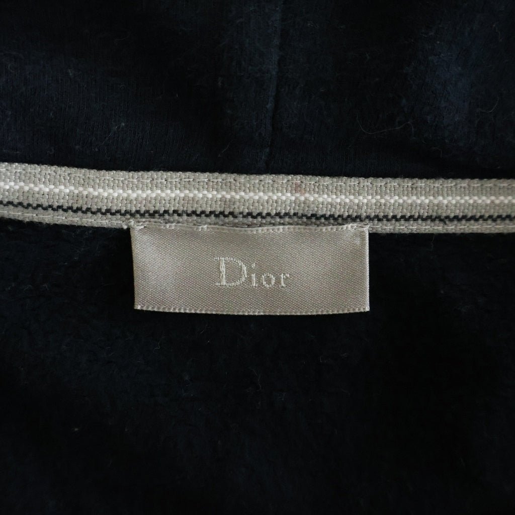 Dior HOMME(ディオールオム) ジップパーカー フーディー ネイビー #46 38PDMK00650