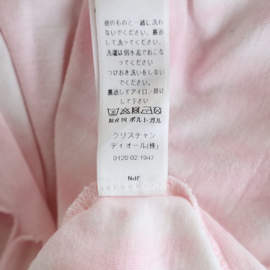 Christian Dior(クリスチャンディオール) ロゴタイダイ ノースリーブシャツ カットソー ピンク 2WBB13DRSF レディース