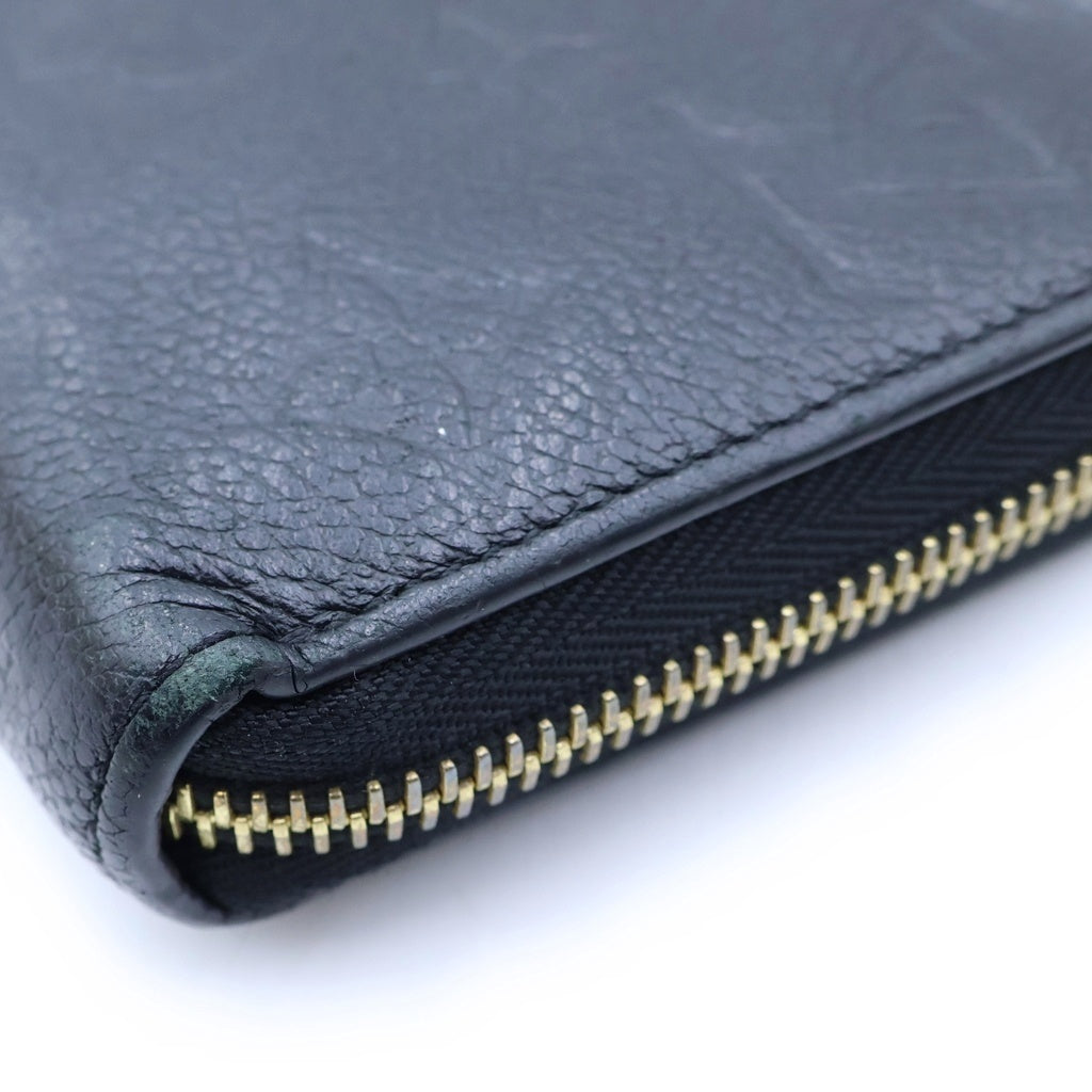 LOUIS VUITTON(ルイヴィトン) モノグラムアンプラント ジッピーウォレット ロングウォレット 長財布 ブラック ノワール レザー M61864 ゴールド金具