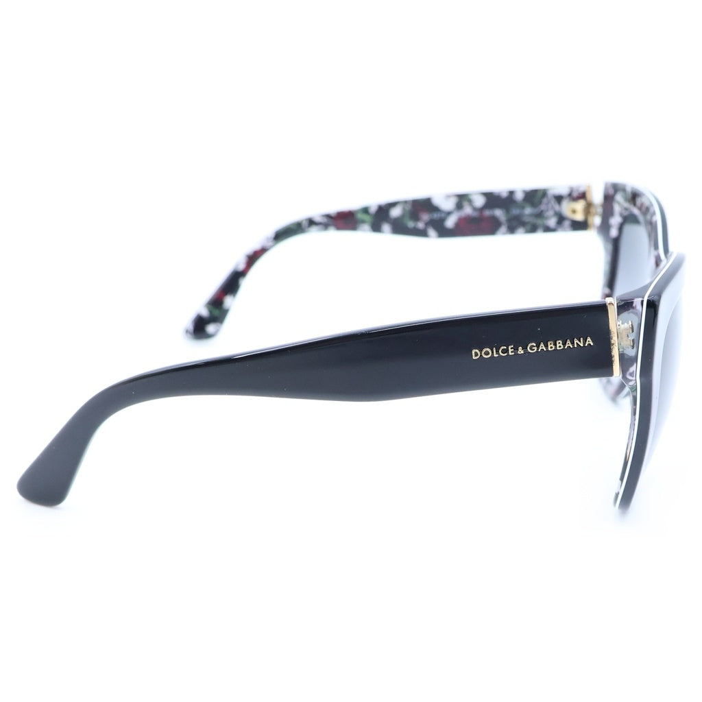 DOLCE & GABBANA(ドルチェアンドガッバーナ) サングラス フローラル ブラック #55□19 DG4270 レディース