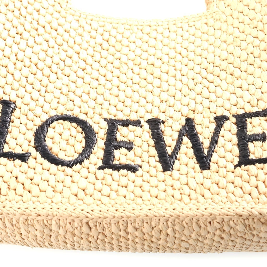 LOEWE(ロエベ) ロエベフォント トートバッグ ミニ ハンドバッグ ショルダーバッグ 2WAY ナチュラル×ブラウン A685V46X01 レディース