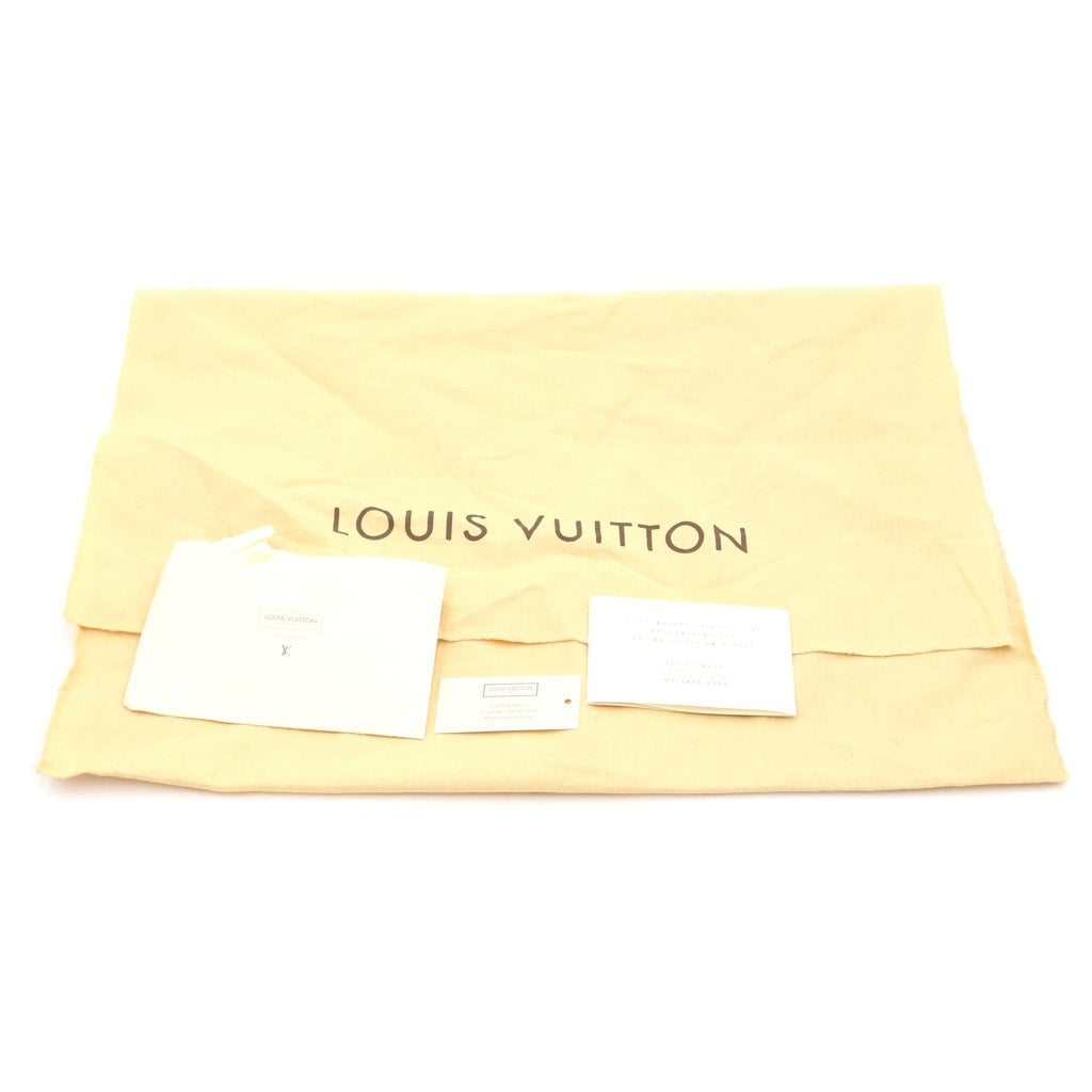 LOUIS VUITTON(ルイヴィトン) ダミエ ナイツブリッジ ハンドバッグ ブラウン レザー×PVC N51201 ゴールド金具 レディース