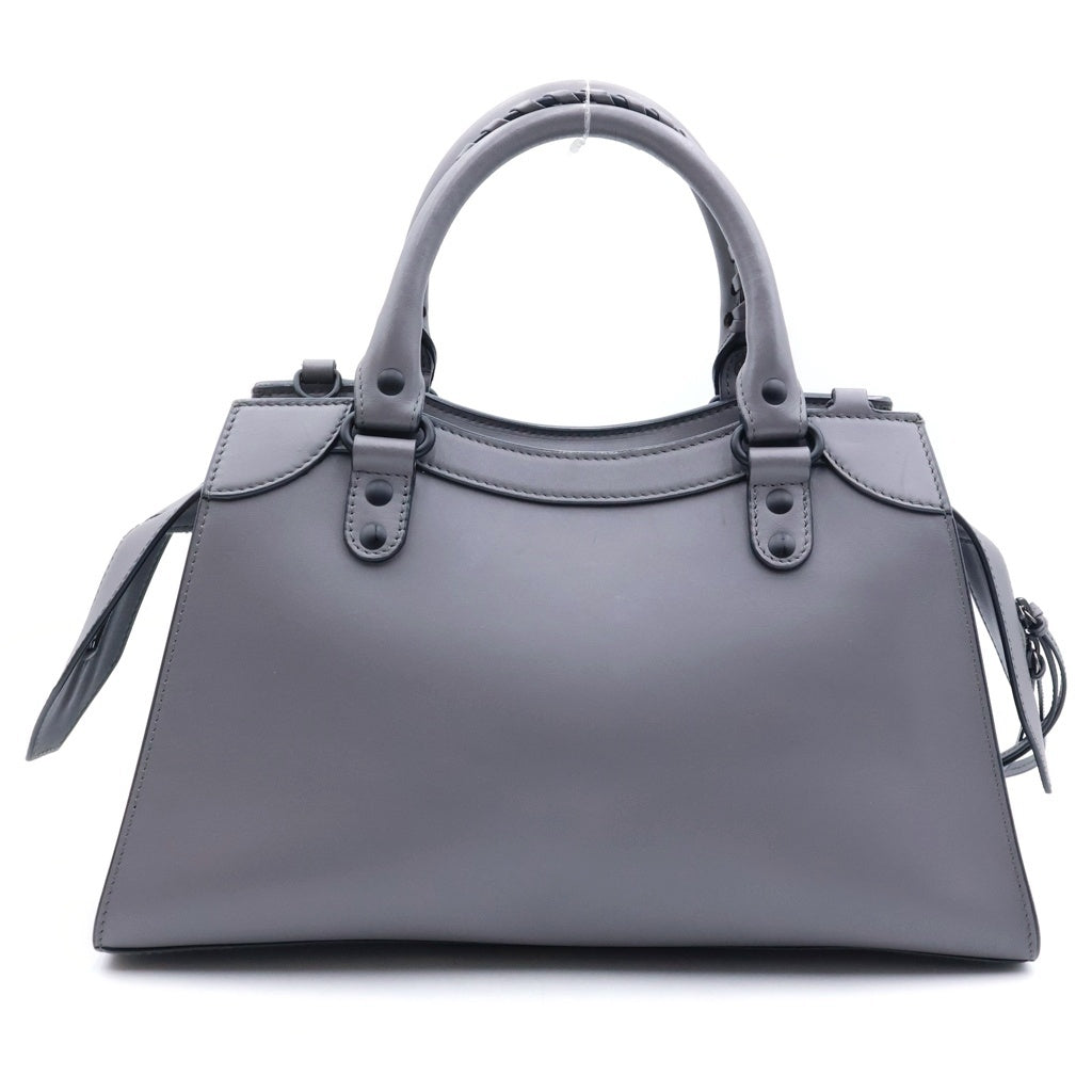 BALENCIAGA(バレンシアガ) ネオクラシック シティ スモール 2WAYハンドバッグ ショルダーバッグ パープル レザー 638521 ブラック金具 レディース