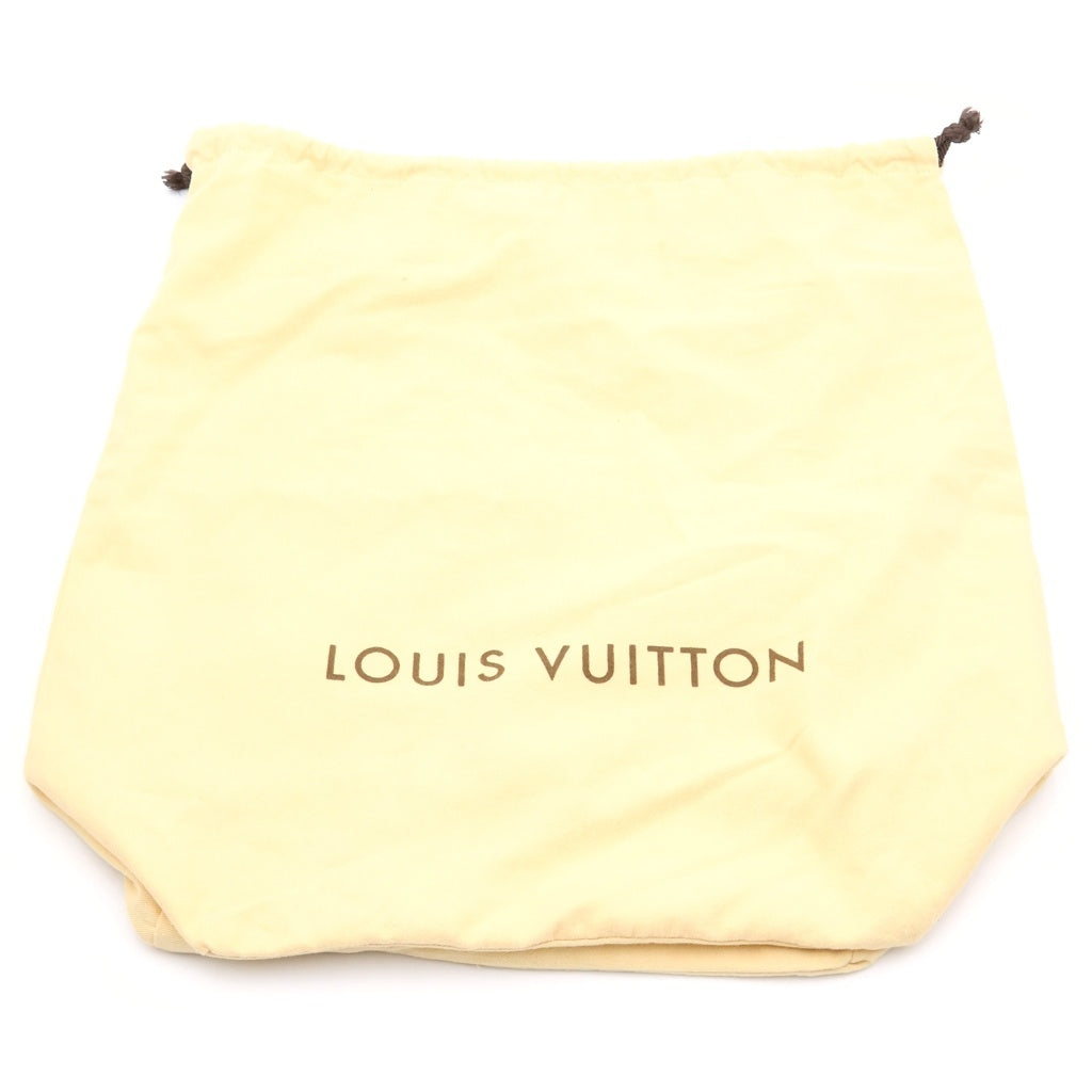 LOUIS VUITTON(ルイヴィトン) ダミエ リベラMM ハンドバッグ ブラウン レザー×PVC N41434 ゴールド金具 レディース