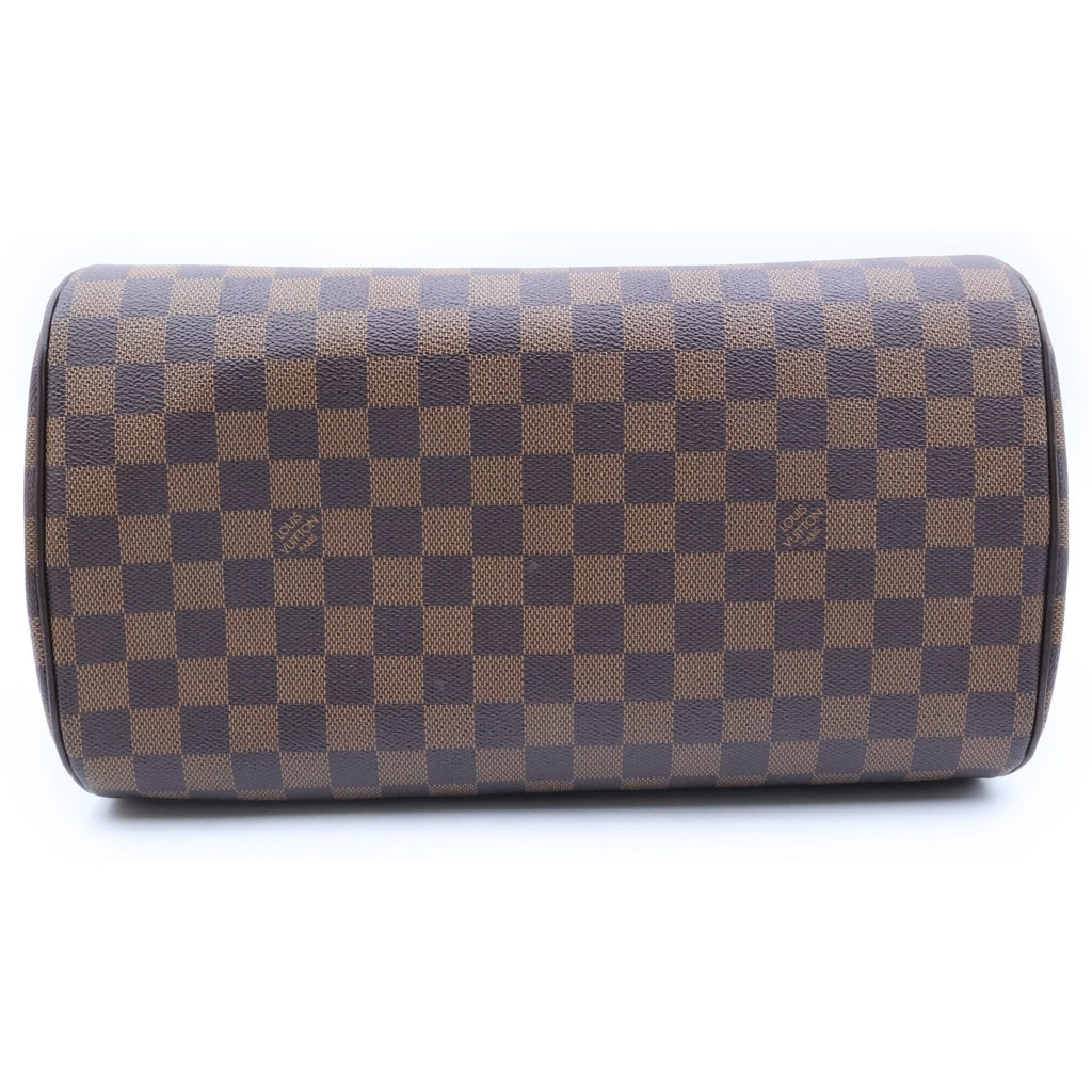 LOUIS VUITTON(ルイヴィトン) ダミエ リベラMM ハンドバッグ ブラウン レザー×PVC N41434 ゴールド金具 レディース