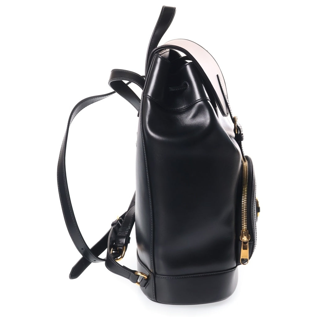 GUCCI(グッチ) ホースビット 1955 リュックサック バックパック ブラック レザー 620849 ゴールド金具