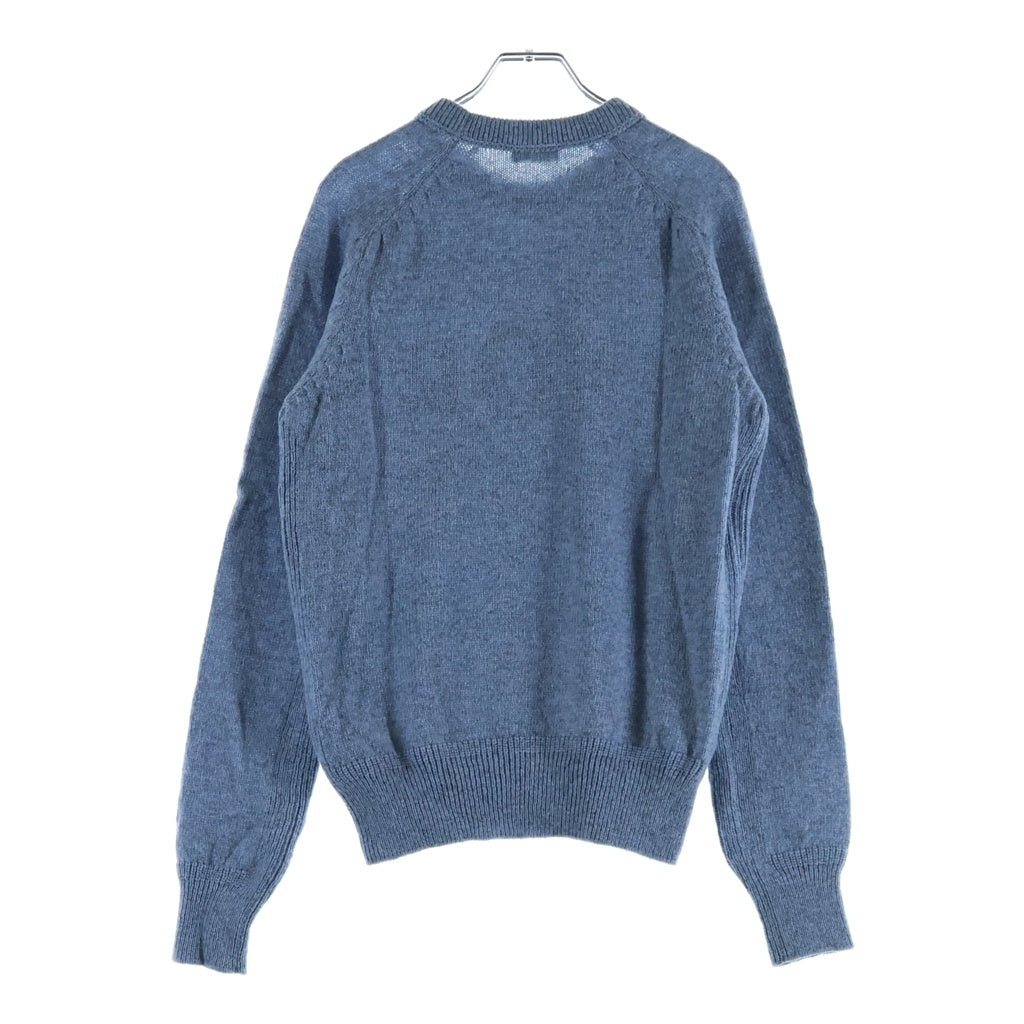 Christian Dior(クリスチャンディオール) ロゴ ニットセーター ブルー ウール 143M657AT296
