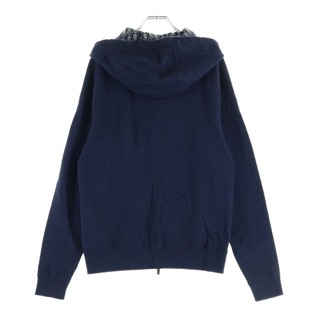 Christian Dior(クリスチャンディオール) オブリーク パーカー スウェット ネイビー コットン 113M221AT225