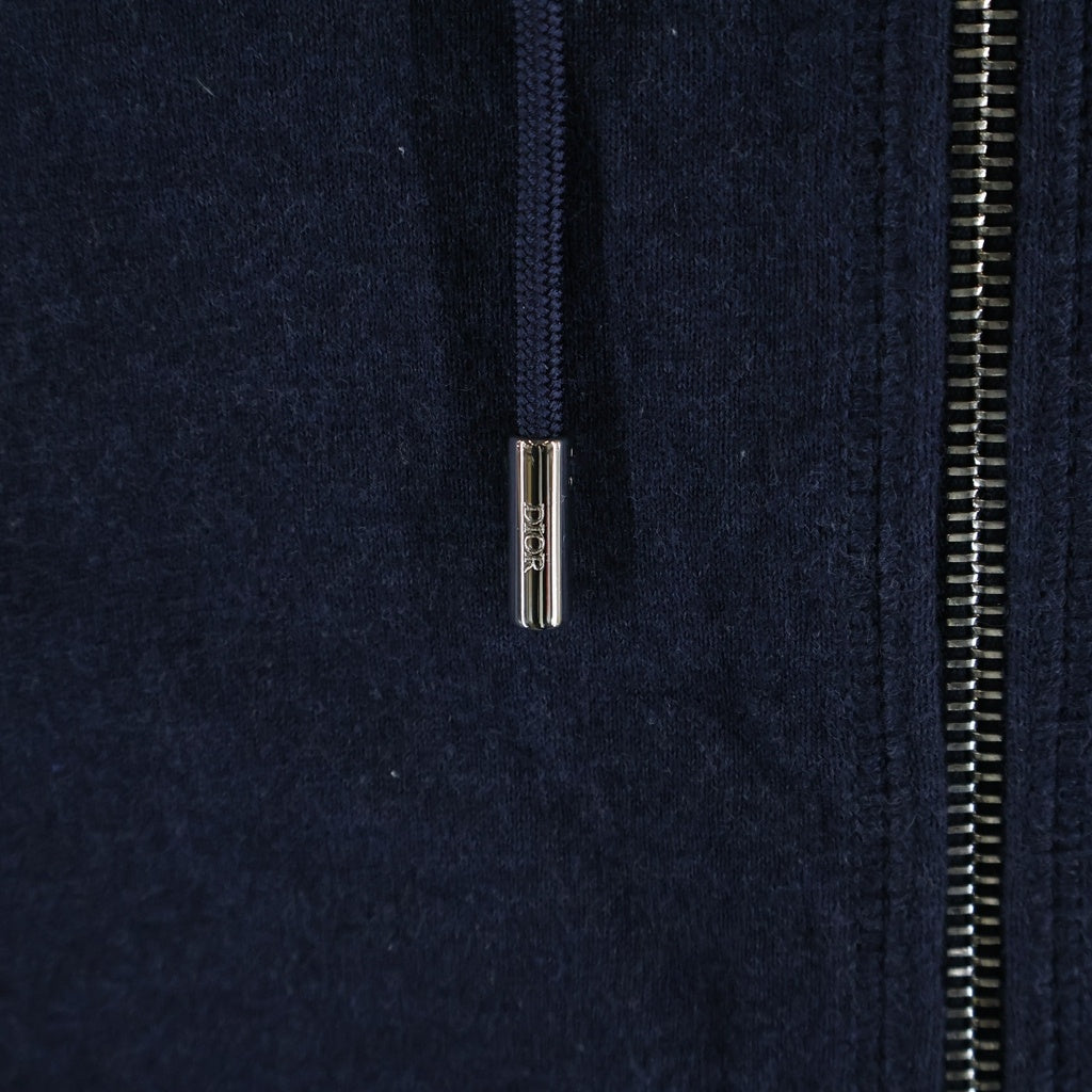 Christian Dior(クリスチャンディオール) オブリーク パーカー スウェット ネイビー コットン 113M221AT225