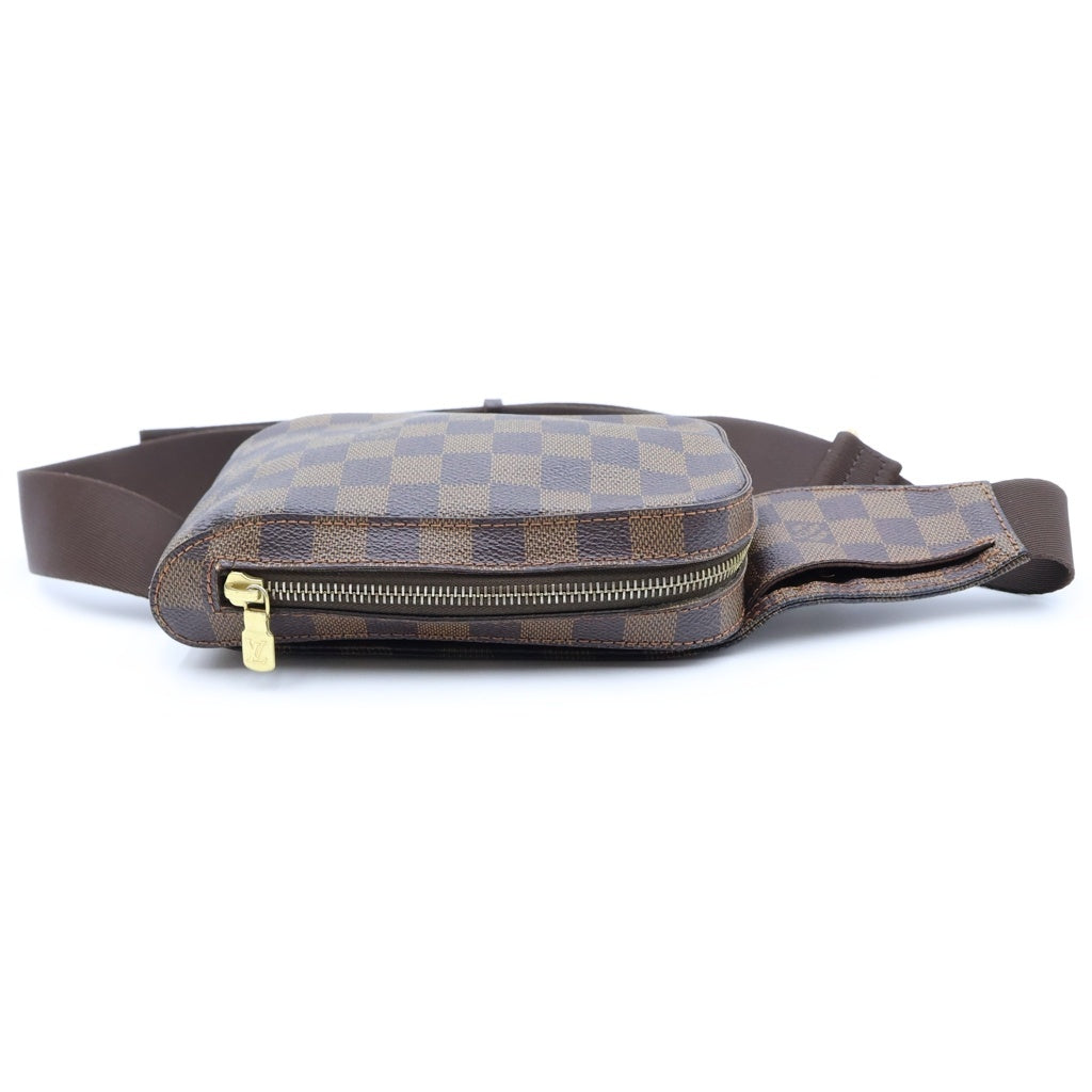 LOUIS VUITTON(ルイヴィトン) ダミエ ジェロニモス PVC レザー ショルダーバッグ ブラウン N51994