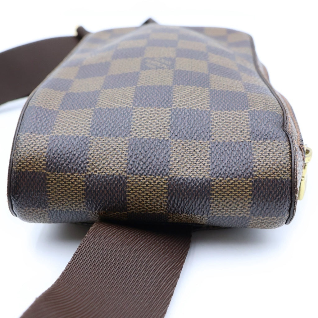 LOUIS VUITTON(ルイヴィトン) ダミエ ジェロニモス PVC レザー ショルダーバッグ ブラウン N51994