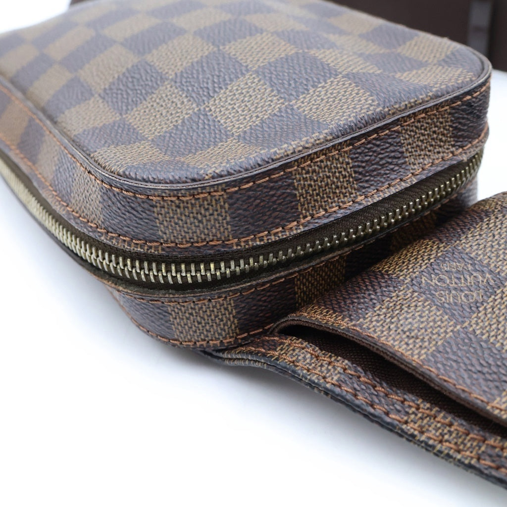 LOUIS VUITTON(ルイヴィトン) ダミエ ジェロニモス PVC レザー ショルダーバッグ ブラウン N51994