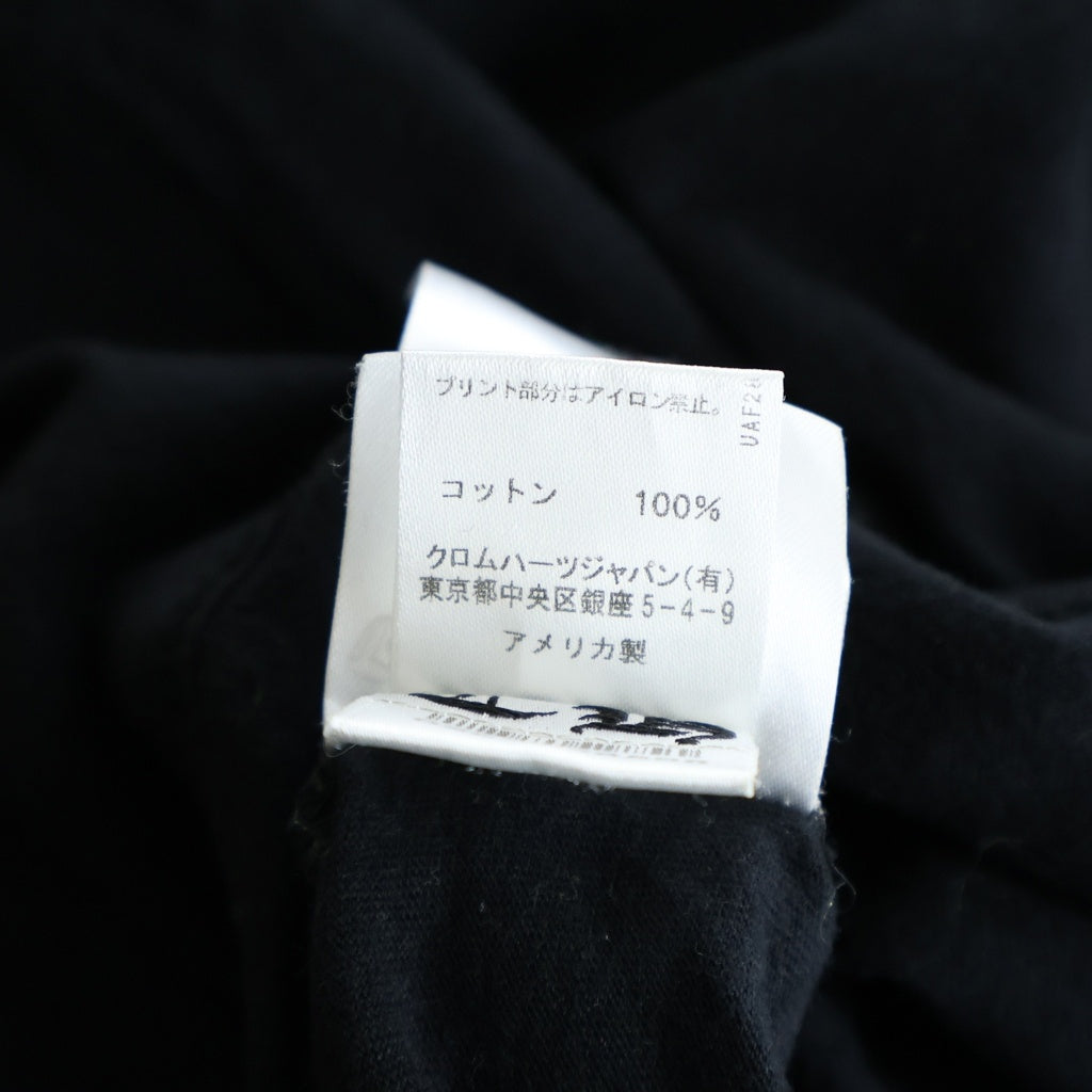 CHROME HEARTS(クロムハーツ) Cemetery Cross Tee セメタリークロス Tシャツ 半袖 カットソー コットン ブラック