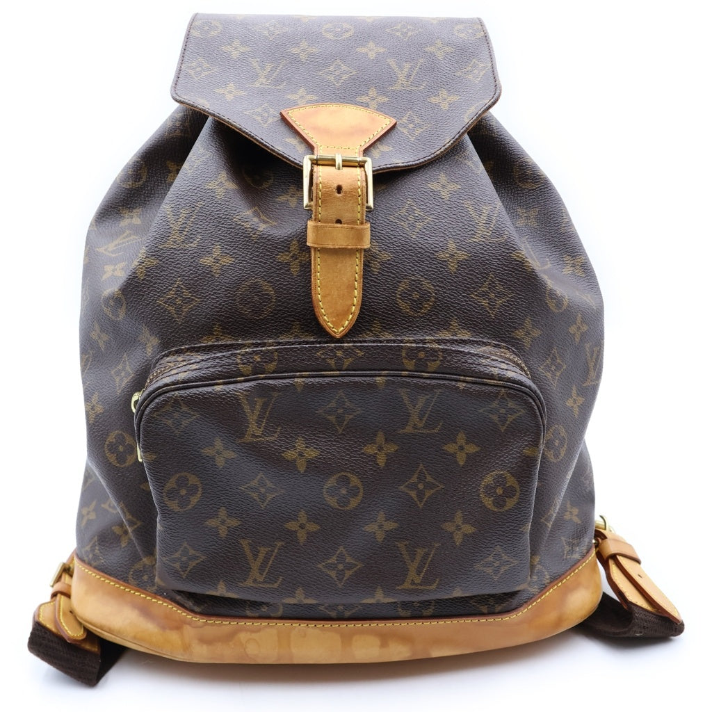 LOUIS VUITTON(ルイヴィトン) モンスリGM バックパック リュックサック PVCレザー ブラウン M51135 レディース