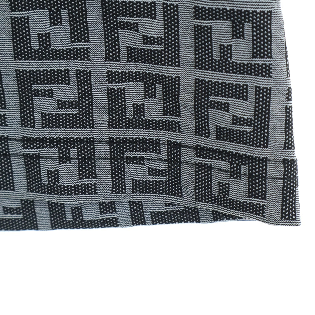 FENDI(フェンディ) OLD ズッカ総柄 クルーネック 半袖Tシャツ カットソー ロゴ イタリア製 グレー