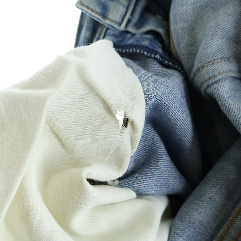 Dior HOMME(ディオールオム) 11SS archive クリス期 INK ME DENIM PANTS インクミー ペイント加工デニムパンツ インディゴ 163D020TY456