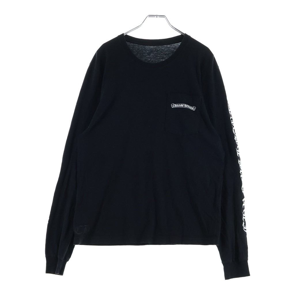 CHROME HEARTS(クロムハーツ) CH PLS L/S TEE CHプラスプリント長袖Tシャツ ブラック