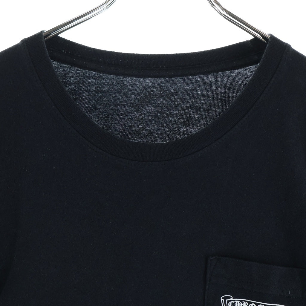 CHROME HEARTS(クロムハーツ) CH PLS L/S TEE CHプラスプリント長袖Tシャツ ブラック