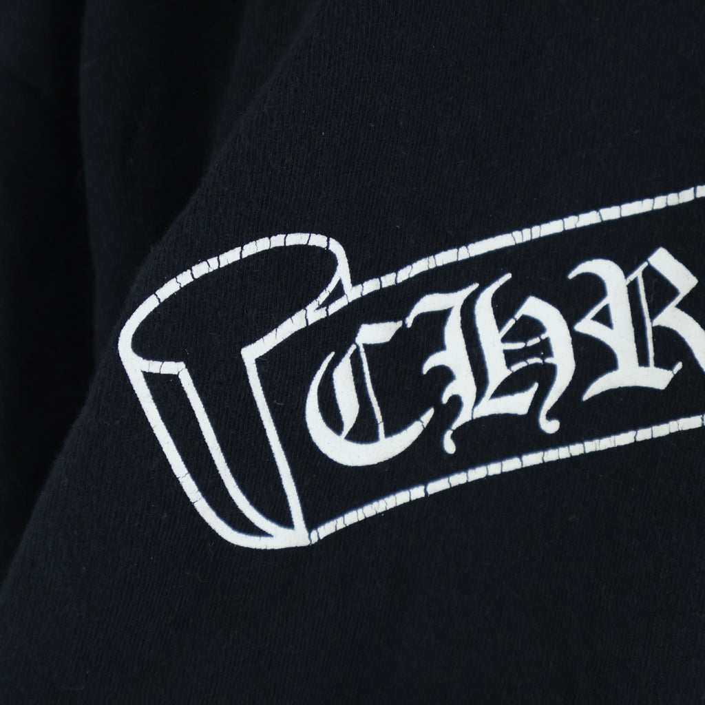 CHROME HEARTS(クロムハーツ) CH PLS L/S TEE CHプラスプリント長袖Tシャツ ブラック