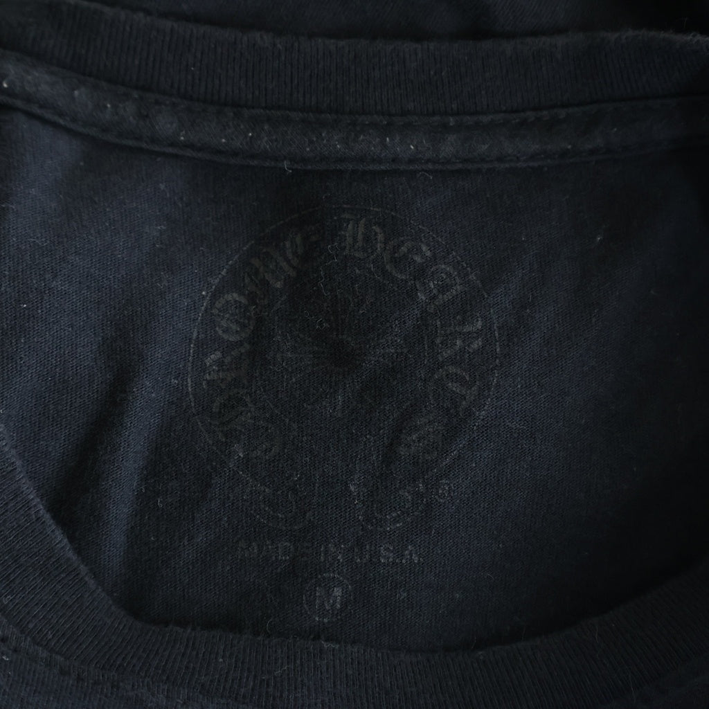 CHROME HEARTS(クロムハーツ) CH PLS L/S TEE CHプラスプリント長袖Tシャツ ブラック