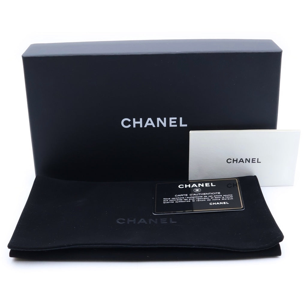CHANEL(シャネル) フォンケース フラグメントケース カードケース ブラック キャビアスキン 30番台 シルバー金具 レディース