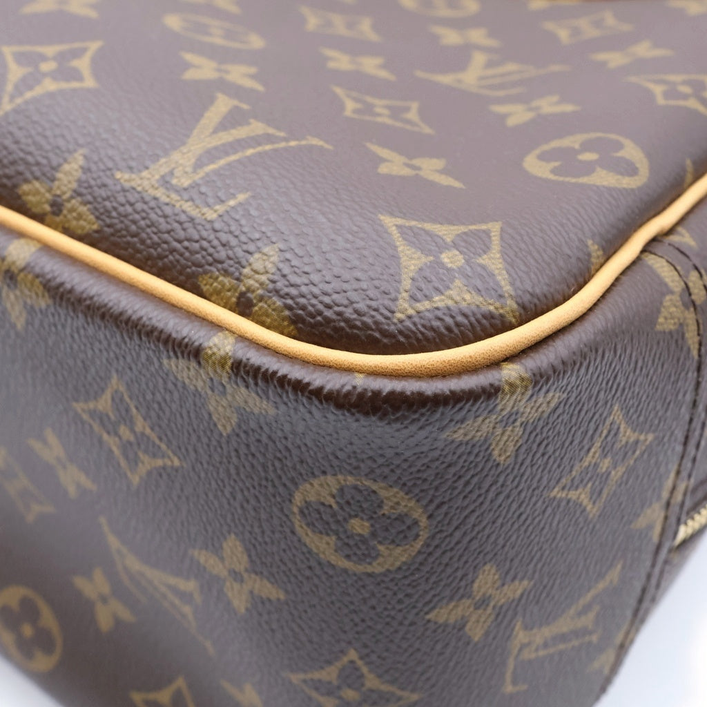 LOUIS VUITTON(ルイヴィトン) モノグラム ドーヴィル ハンドバッグ ブラウン PVCレザー M47270