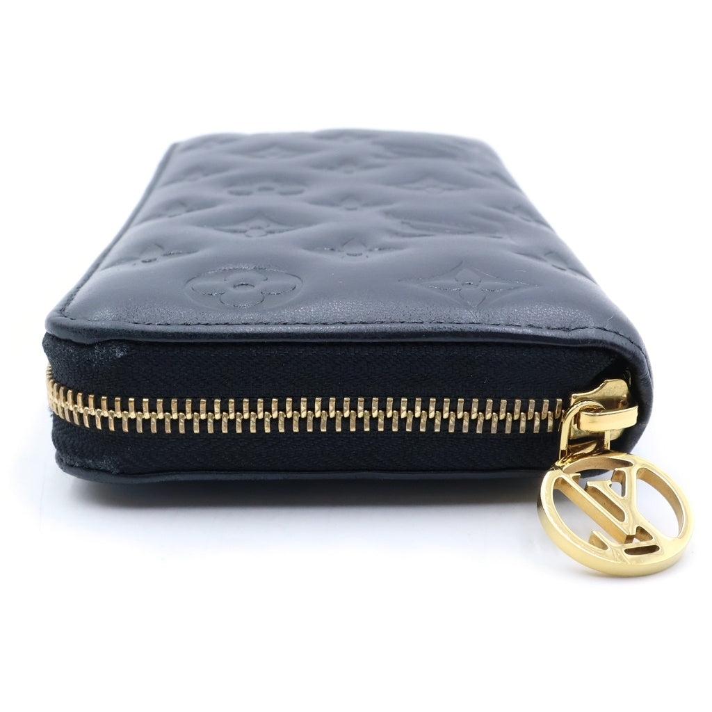 LOUIS VUITTON(ルイヴィトン) モノグラムクッサン ジッピーウォレット ロングウォレット 長財布 ブラック ノワール レザー M81510 ゴールド金具 レディース