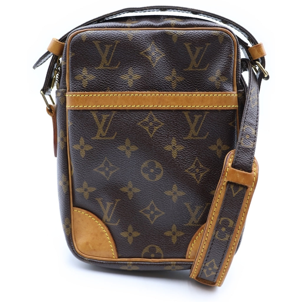 LOUIS VUITTON(ルイヴィトン) モノグラム ダヌーブ ショルダーバッグ ブラウン PVC×レザー M45266 レディース